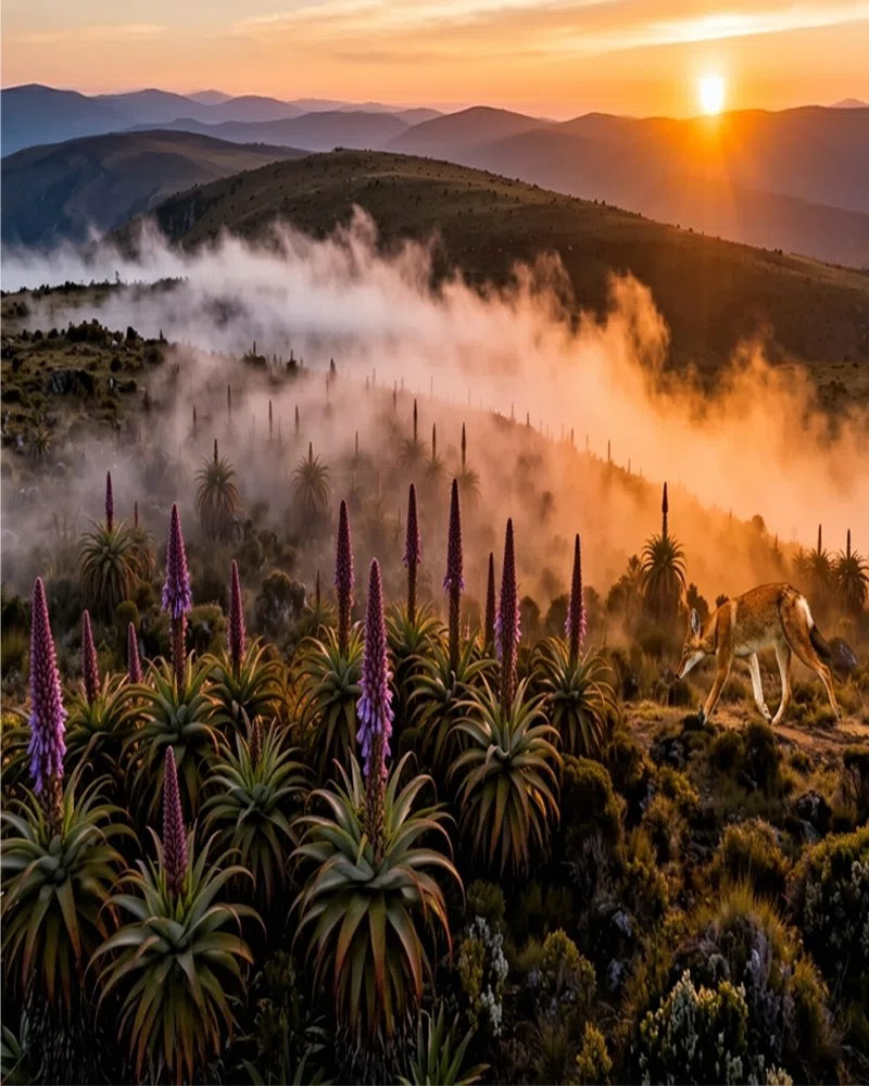 Natural park ecosystem